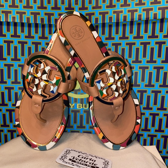 Tory Burch Enamel Millers β€οΈπ§‘ππππ€ - Picture 4 of 6